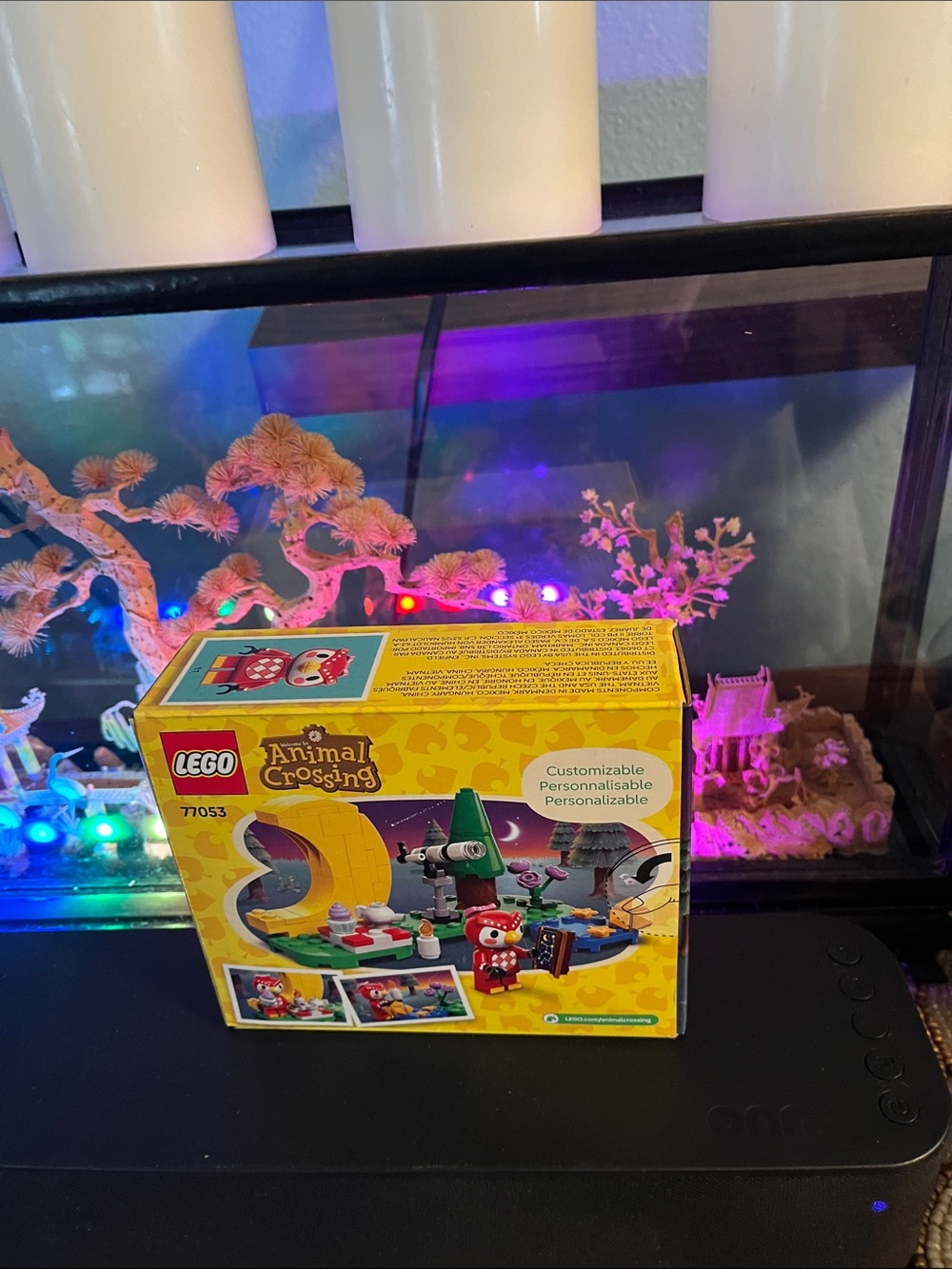 Lego Animal Crossing Stargazing Set - Yellow, Green & Purple - Picture 4 of 6
